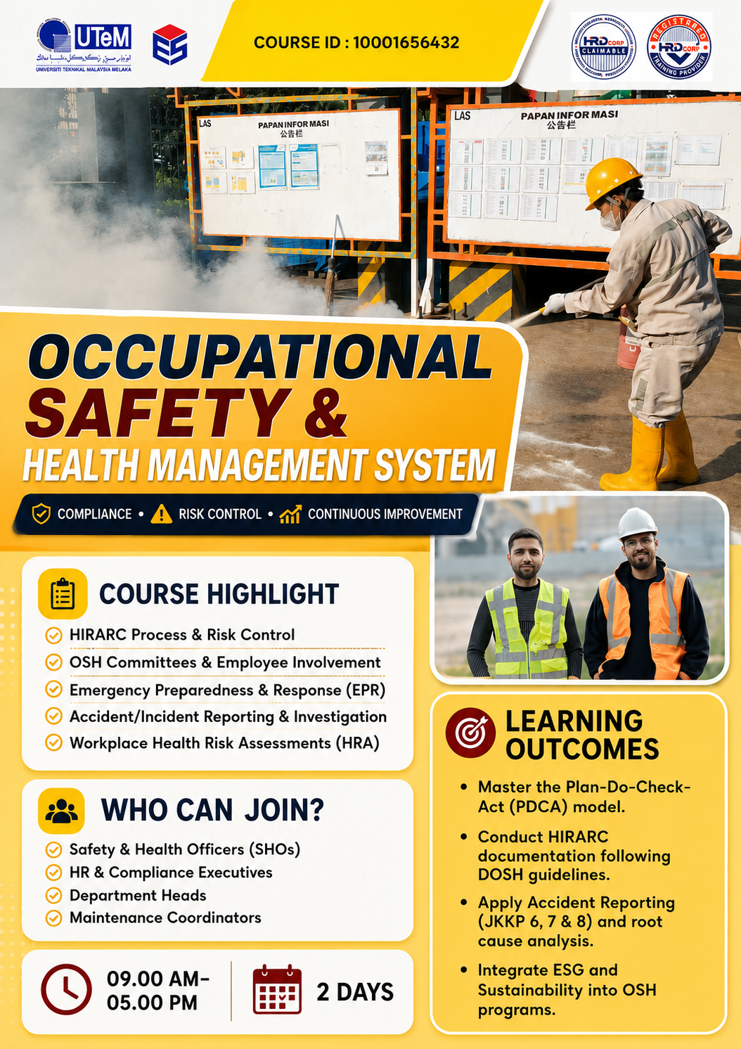 OCCUPATIONAL SAFETY & HEALTH COMPLIANCE