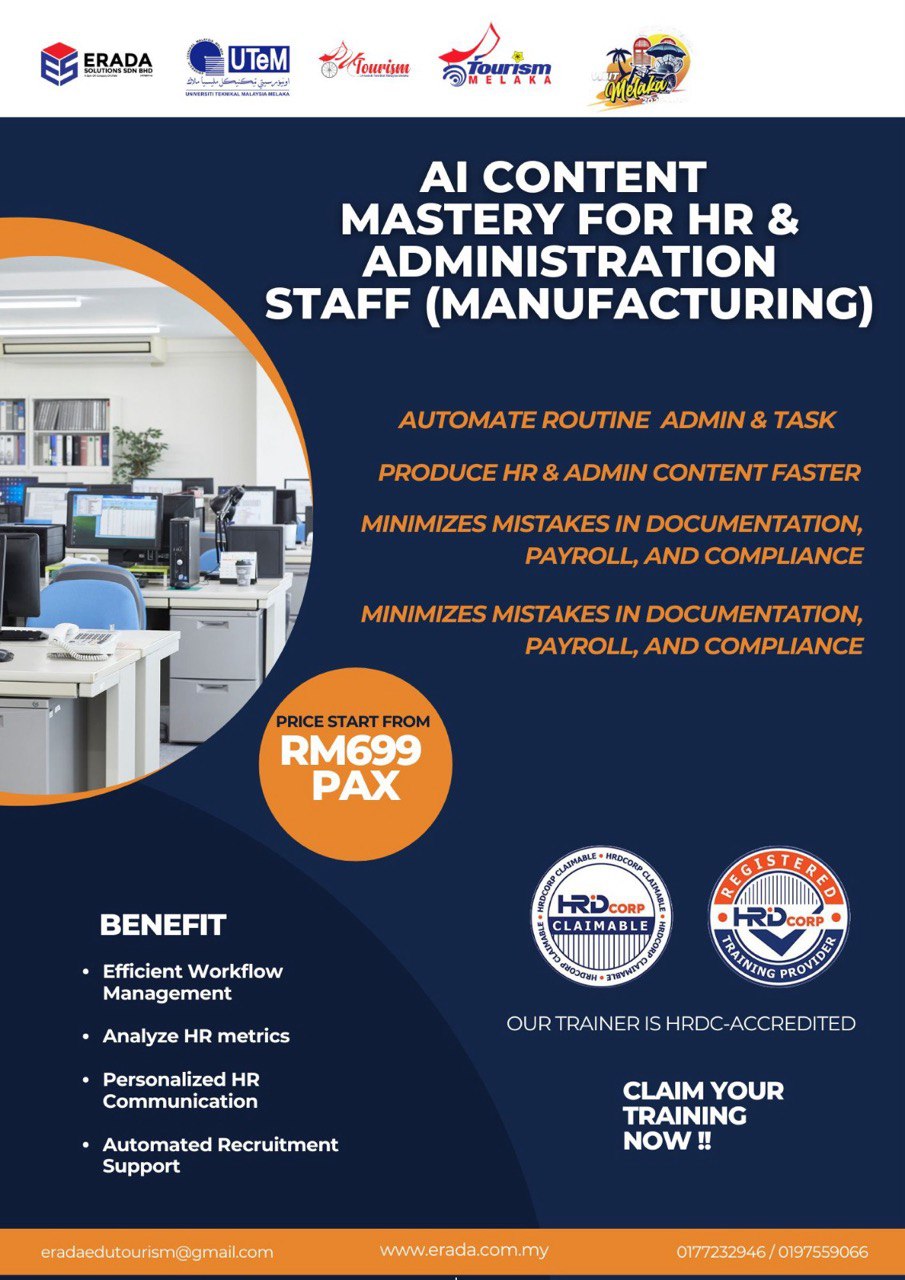 AI CONTENT MASTERY FOR HR & ADMINISTRATION STAFF (MANUFACTURING)