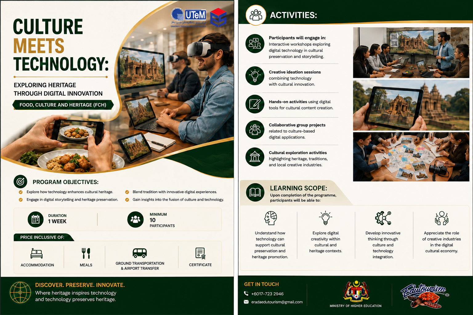 Culture Meets Technology: Exploring Heritage Through Digital Innovation