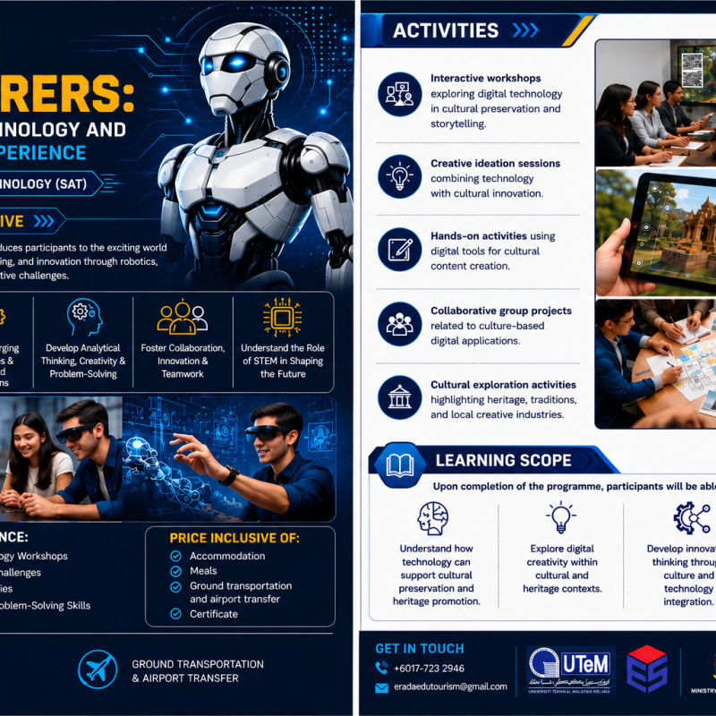 Stem Explorers: Robotics, Technology And Innovation Experience