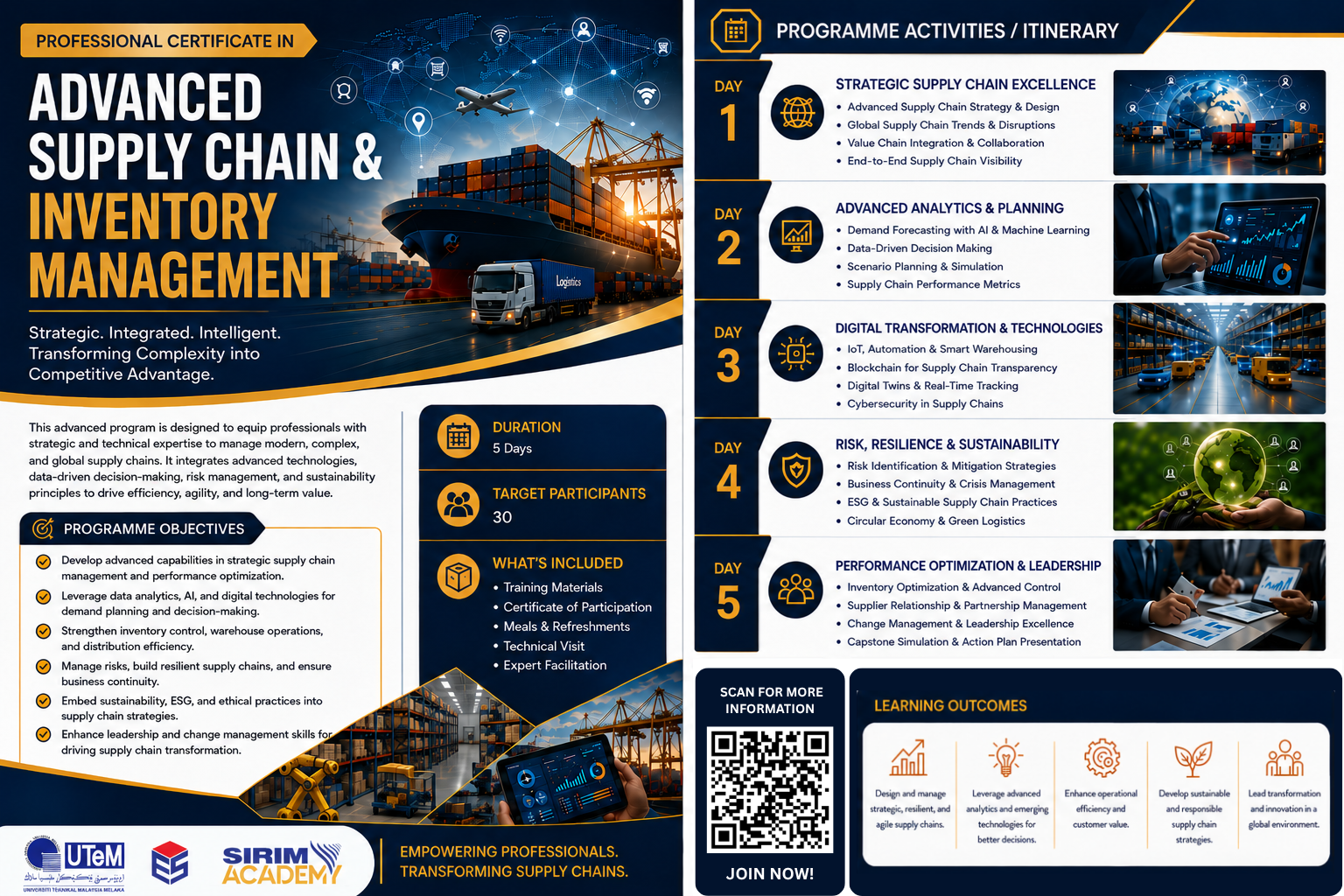 SIRIM Certified: Professional Certificate in Advanced Supply Chain and Inventory Management